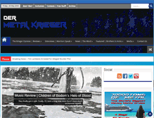 Tablet Screenshot of dermetalkrieger.com